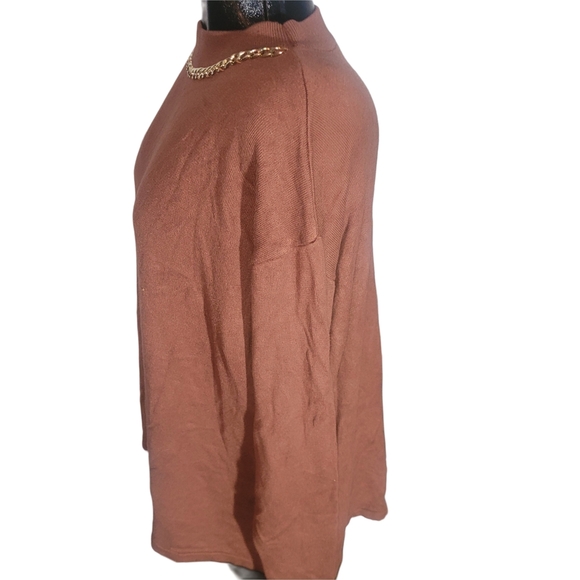 Laura Brown Chain-Detail Women's Light Sweater M - Picture 4 of 6